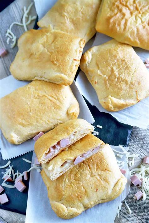 Homemade Ham And Cheese Pockets Recipe Foodal