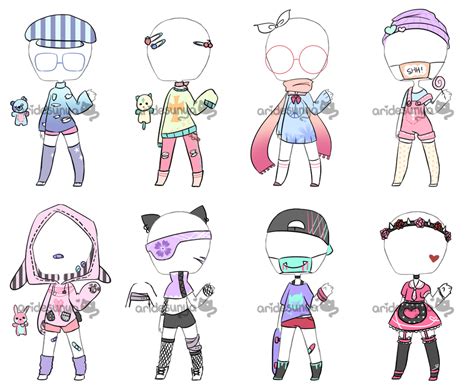 Discussion regarding fake/replica clothing or shoes is prohibited. OPEN 1/8 Pastel Outfit Adopts by aridesunya on DeviantArt