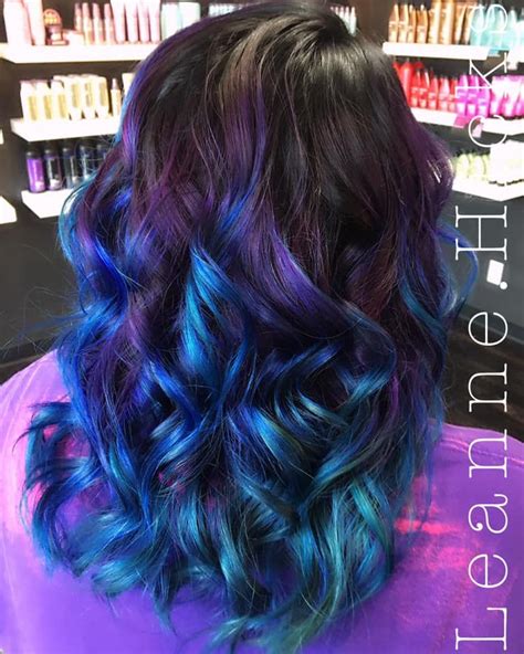 Blue Teal And Purple Dream By Leanne Hicks Genesis Salon And Spa Mobile