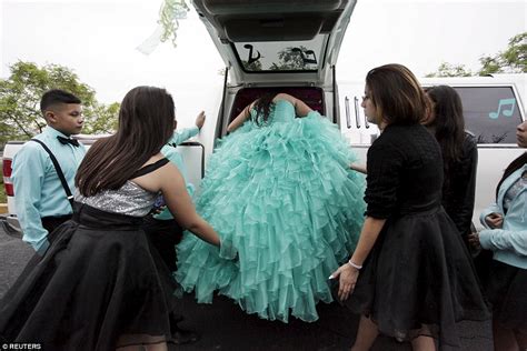 mexican teens celebrate their quinceañeras with fairytale dresses daily mail online