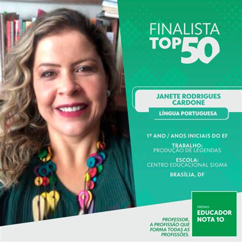 Brasiliense é Finalista Do Prêmio Educador Nota 10 Jornal De Brasília