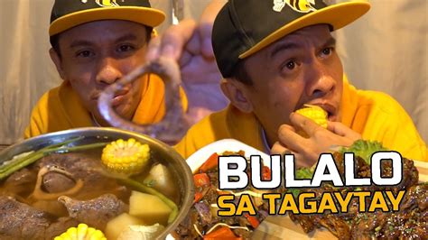 Mukbang Bulalo Sa Tagaytay Pesos Lang Sulit Youtube