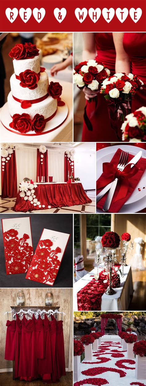 40 Inspirational Classic Red and White Wedding Ideas