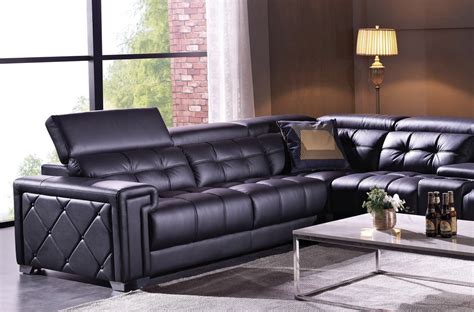 Canapé design, salons en cuir, canapés d'angle, meubles tv, tables. Canapé d'angle en cuir de buffle italien de luxe 6/7 ...