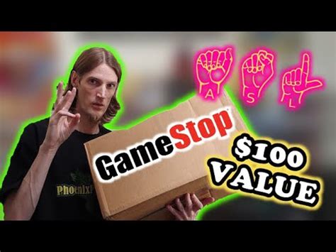 Game Stop Collectible "You Want This BOX" $100 Valued $35 ...