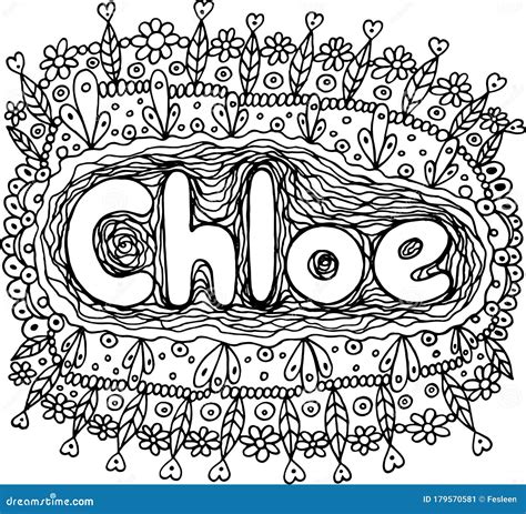 Name Chloe In Various Retro Graphic Design Elements Set Of Vector Retro Typography Graphic