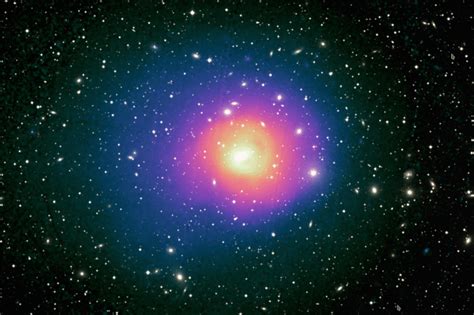 X Ray And Optical View Of The Perseus Galaxy Cluster Space Science News