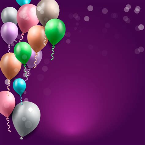 Birthday Celebration Background Birthday Balloon Wallpaper 547468