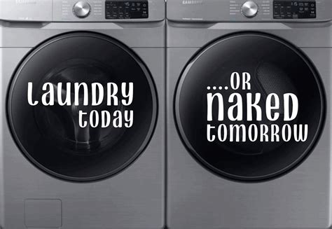 Laundry Today Or Naked Tomorrow Decal Etsy