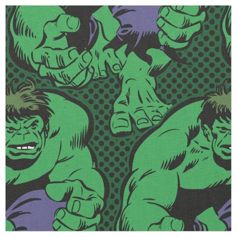 Hulk Retro Grab Fabric Zazzle