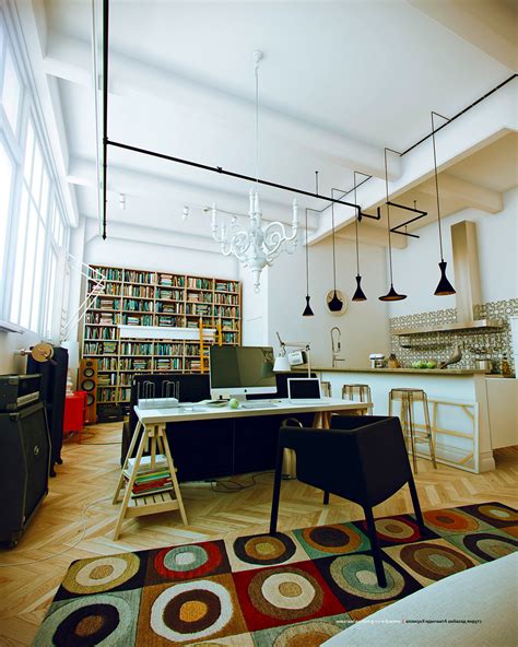 White Studio Interior Design Ideas Avsoorg