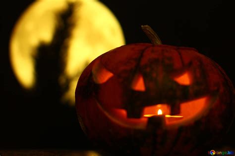 Origines D'halloween Citrouille D'halloween Sur Un Fond De destiné