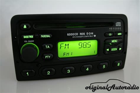 Original Autoradiode Ford 6000cd Rds E O N 6000ne Cd Car Radio Tuner