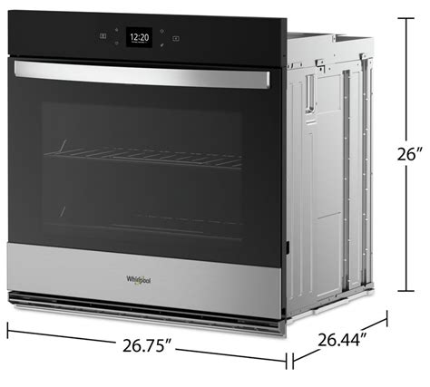 Whirlpool 43 Cu Ft Smart Single Wall Oven Woes5027lz The Brick