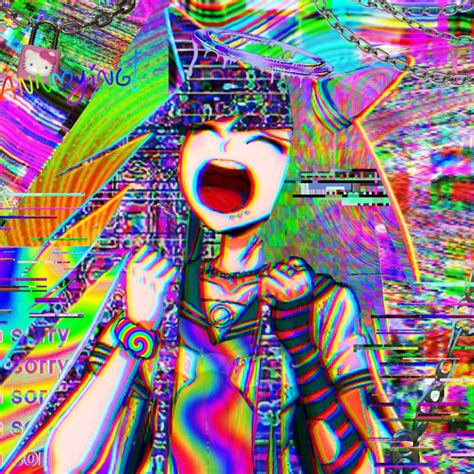 Ibuki Glitchcore Scenecore Wallpaper Glitchcore Anime Cybergoth Anime