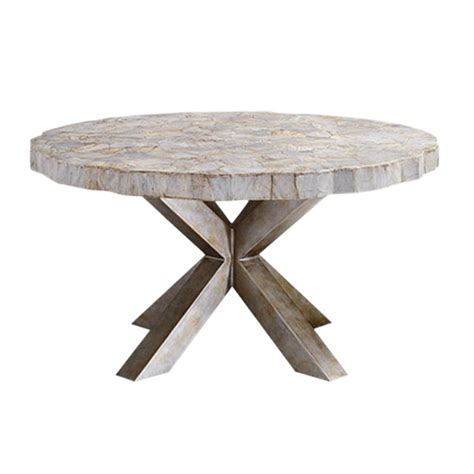 Due to weight and size, petra tables can be delivered to first floor only. Arhaus Petra Marble Round Dining Table | Chairish