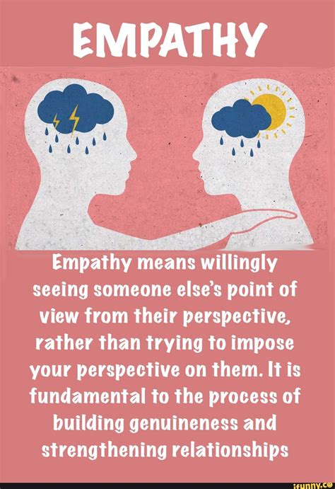 Empathy Empathy Means Willingly Seeing Someone Elses Point Of View