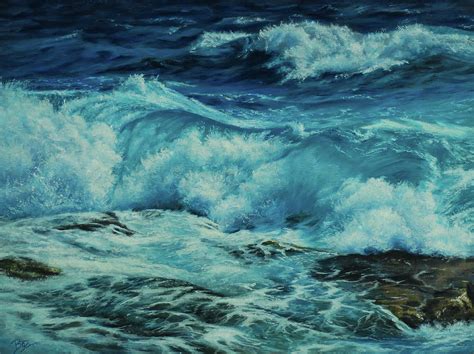 Changing Tides Painting By Boz Art Fine Art America