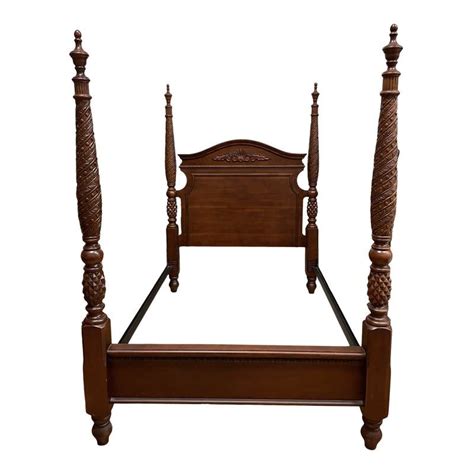Ethan Allen Montego Four Poster Bed Queen Size Four Poster Bed