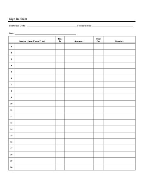 Sign up for exclusive offers! Sign In Sheet - 5 Free Templates in PDF, Word, Excel Download