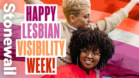stonewall on twitter happy lesbianvisibilityweek ️🧡 we are proud to celebrate and uplift the