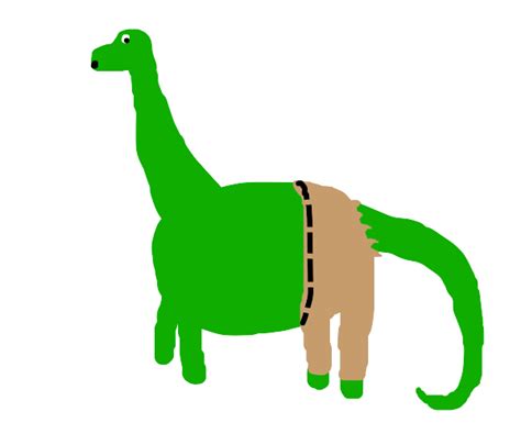 Dinosaur Wearing Pants Drawception