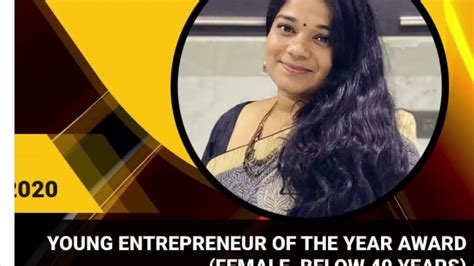 Yummy Tummy Aarthi Got Young Entrepreneur Of The Year Award Gisr