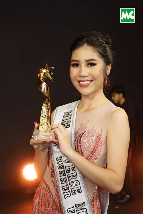 Miss Universe Myanmar 3rd Runner Up ဆုရခဲ့တဲ့ နန်းနန္ဒာလင်း