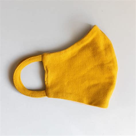 Wooly Organic Kids Face Mask 7 13 Years Yellow From £500 Gbp Ulula