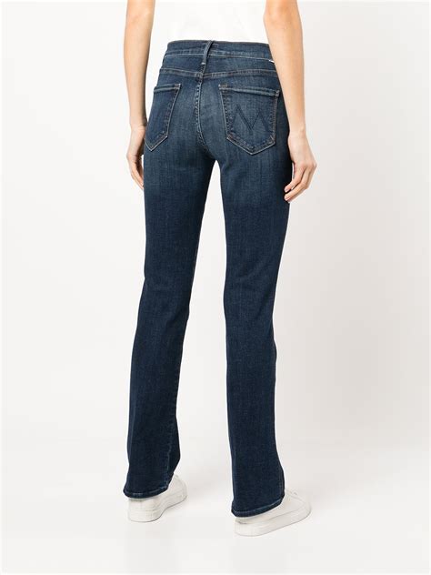 Mother The Double Insider Flared Jeans Farfetch