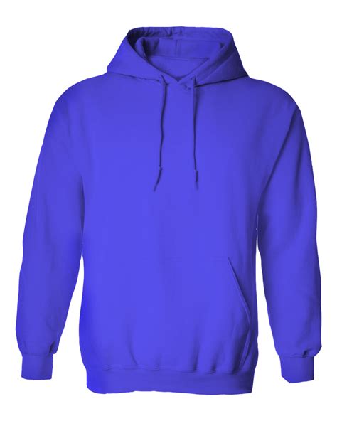 Royal Blue Hoodie Jacket Without Zipper Cutton Garments