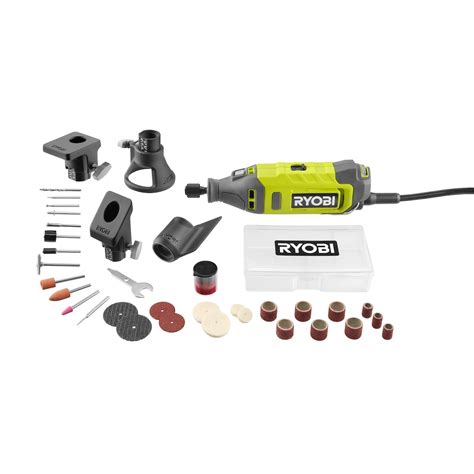Ryobi 16 Amp Rotary Tool With 4 Attachments And 30 Accessories The