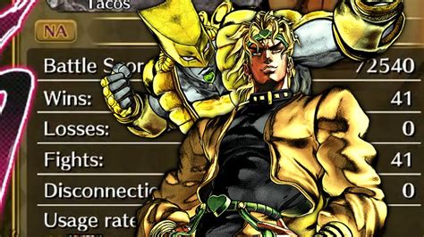 This Dio Player Was On A 41 Game Win Streak Jjba All Star Battle R