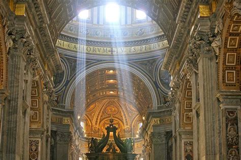 Beautiful Churches St Peters Basilica Vatican City The Stream