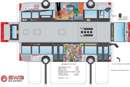 Hinweise zum ausdruck der bastelbögen. Bus-Bastelbogen - SWB Bus und Bahn - Stadtwerke-Bonn ...
