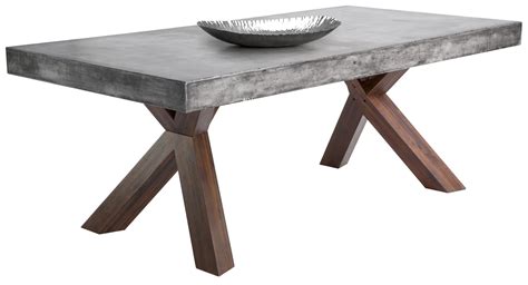 Casual designs crafted from mahogany in the grigio finish, a white wash over wood tone with hand wire brushing. Warwick Dining Table Rectangular from Sunpan (27902 ...