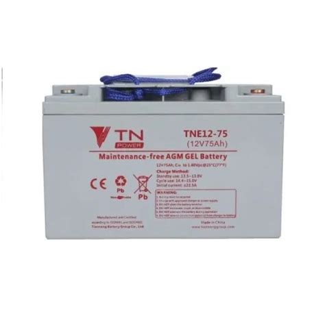 Tn Power Agm 12v 75ah Deep Cycle Battery