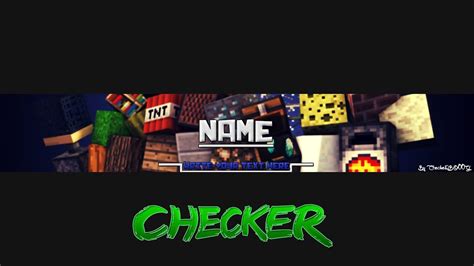 Amazing Minecraft Banner Template For Photoshop Free Youtube