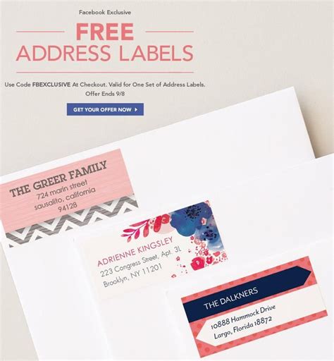 If you're using label paper, check each website to see which paper will work best. Tiny Prints - Free Address Labels | Free address labels ...