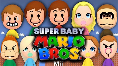 Every Super Baby Mario Mii Ever Youtube