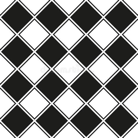 Seamless Geometric Square Pattern Background Stock Illustration