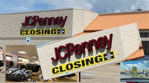 jc penney store closing everything must go youtube