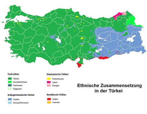Ethnic Groups In Turkey Map The Global Dispatch