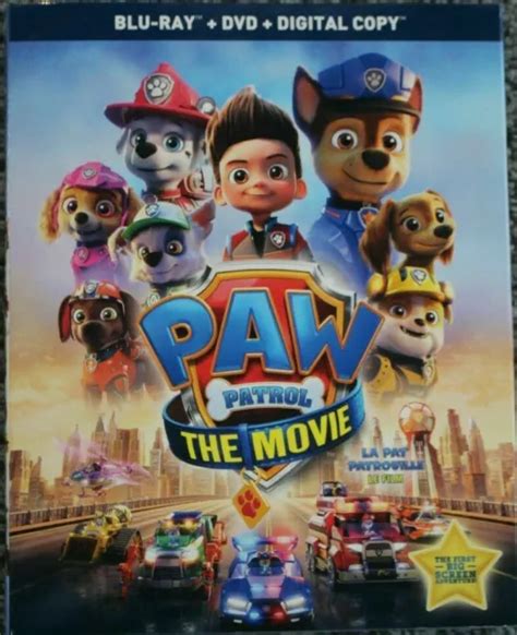 New Paw Patrol The Movie Blu Ray Dvd Digital W Slipcover 13