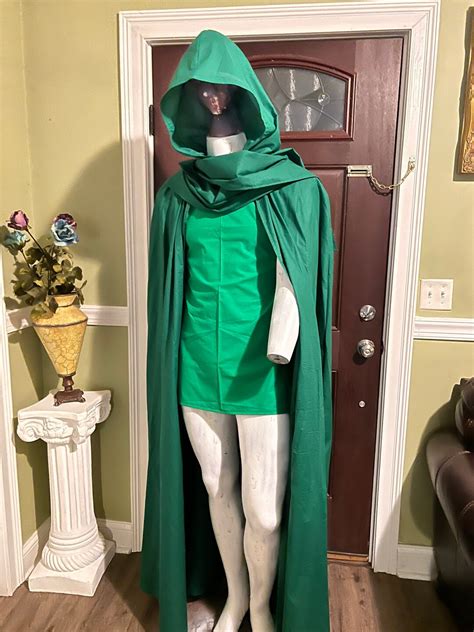 Classic Cosplay Cloaktunic With Separate Hood Etsy