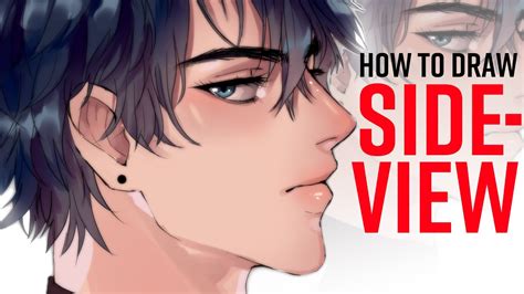 How To Draw Side View Anime Face Male Youtube