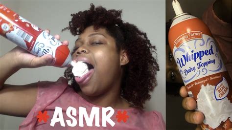 Asmr Eating Whipped Cream L Very Entertaining L Whispering Youtube