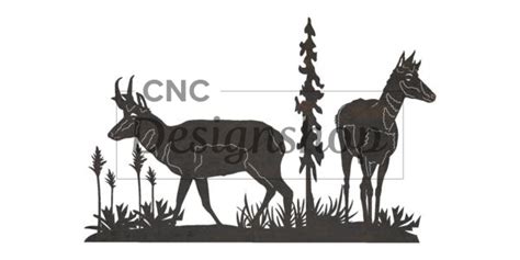 Antelope Driveway Topper Dxf File For Cnc