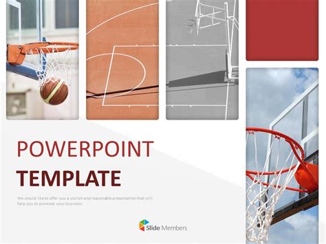 Basketball Court Powerpoint Template 50 Koleksi Gambar