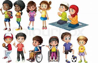 Children Rollstuhl Kinder Vektor Colourbox Lieferanten Medien